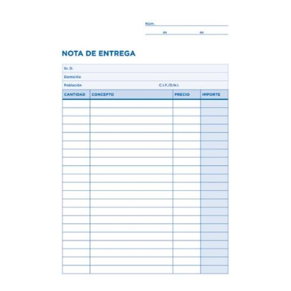 TALONARIO ENTREGAS CUARTO ORIGINAL T126 LIDERPAPEL