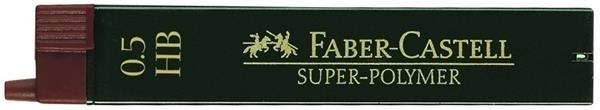MINAS 0,5 HB SUPER-POLYMER ESTUCHE 12 MINAS FABER CASTELL