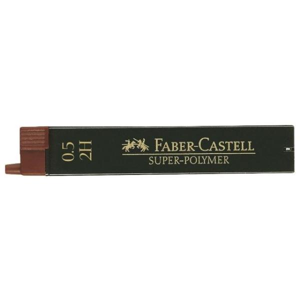 MINAS 0,5 2H SUPER-POLYMER ESTUCHE 12 MINAS FABER CASTELL