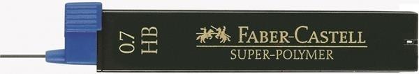 MINAS 0,7 HB SUPER-POLYMER ESTUCHE 12 MINAS FABER CASTELL