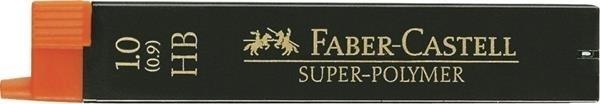 MINAS 0,9 HB SUPER-POLYMER ESTUCHE 12 MINAS FABER CASTELL