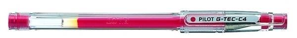 BOLIGRAFO G-TEC-C4 EXTRAFINO GEL ROJO PILOT