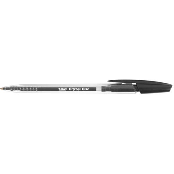 BOLIGRAFO BIC CRISTAL CLIC RT NEGRO