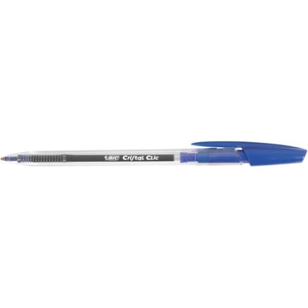 BOLIGRAFO BIC CRISTAL CLIC RT AZUL
