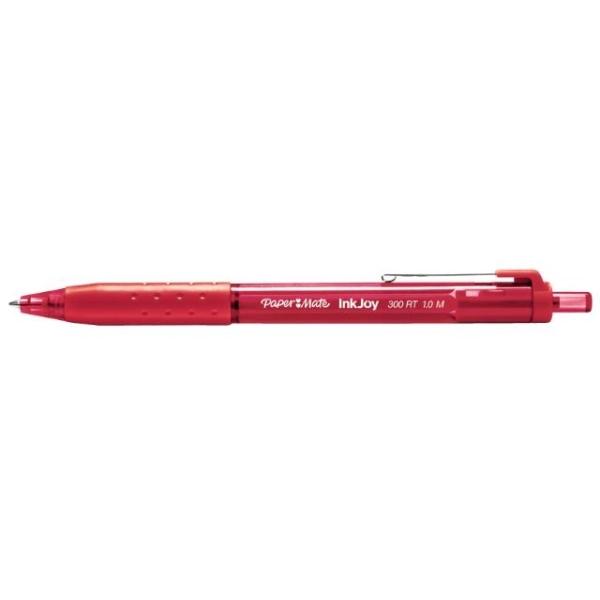 BOLIGRAFO INKJOY 300 RT ROJO PAPER MATE