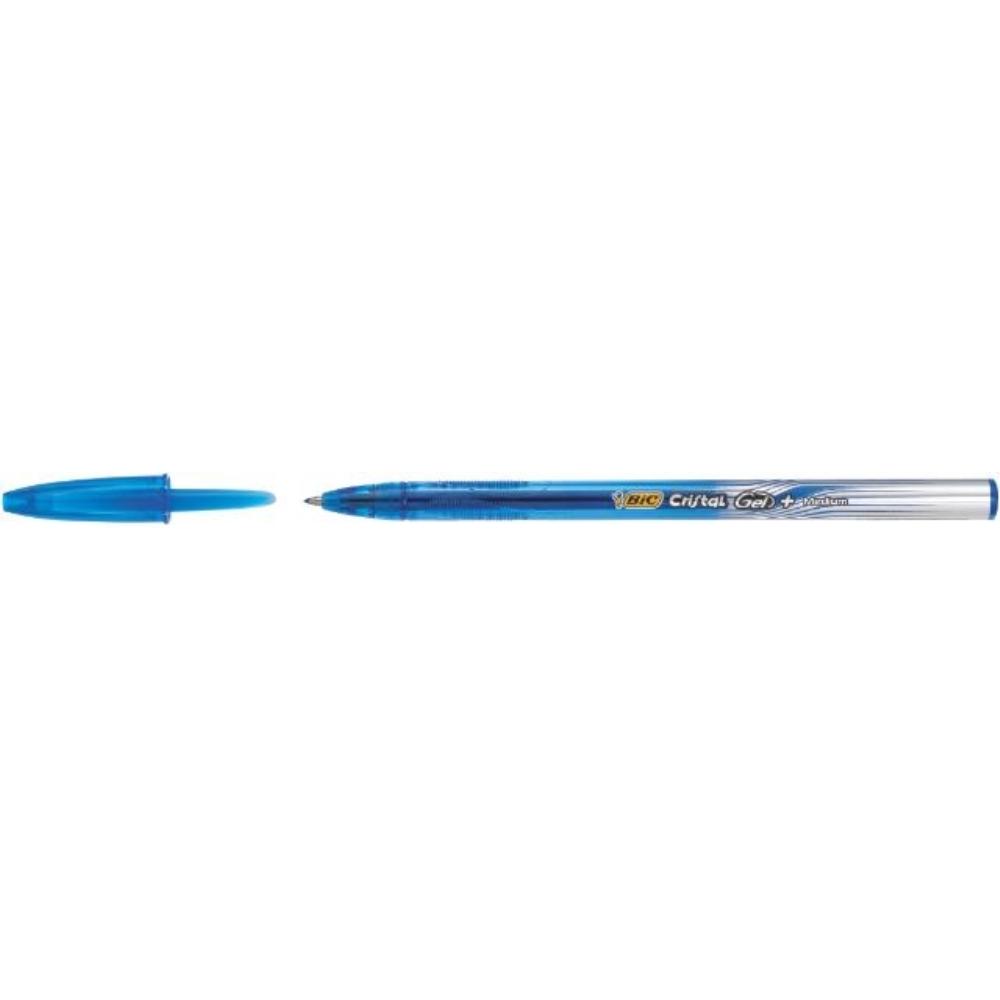 BOLIGRAFO BIC CRISTAL GEL 0,8 AZUL