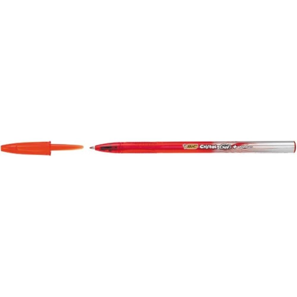 BOLIGRAFO BIC CRISTAL GEL 0,8 ROJO