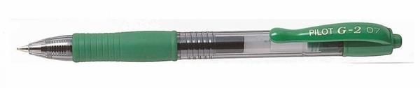 BOLIGRAFO RETRÁCTIL G-2 RT 07 GEL VERDE PILOT