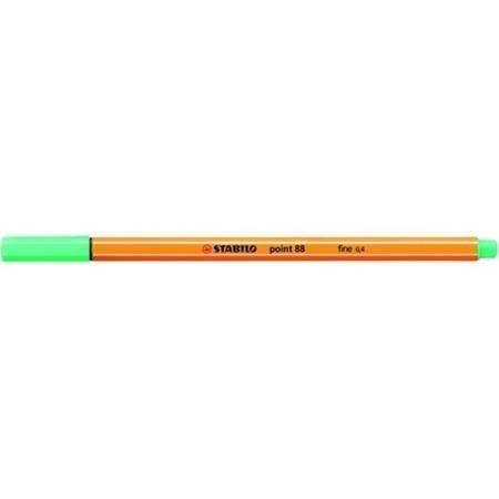 ROTULADOR POINT 88 0,4MM VERDE HIELO STABILO