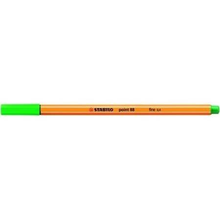 ROTULADOR POINT 88 0,4MM VERDE STABILO