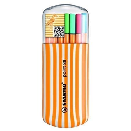 ESTUCHE 20 ROTULADORES POINT 88 ZEBRUI STABILO