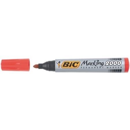 ROTULADOR PERMANENTE MARKING 2000 ROJO PTA.CONICA 1,7MM BIC