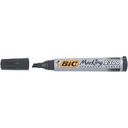ROTULADOR PERMANENTE MARKING 2300 NEGRO PTA.BISELADA 3-5,5MM BIC