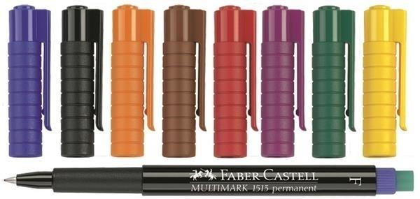 ROTULADOR PERMANENTE MULTIMARK TRAZO F ROJO FABER CASTELL