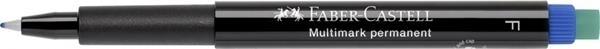 ROTULADOR PERMANENTE MULTIMARK TRAZO F AZUL FABER CASTELL