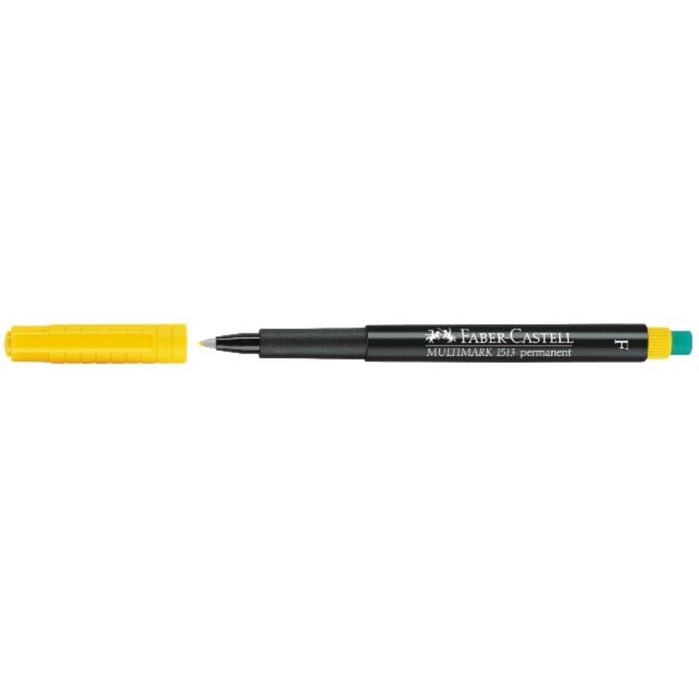 ROTULADOR PERMANENTE MULTIMARK TRAZO F AMARILLO FABER CASTELL