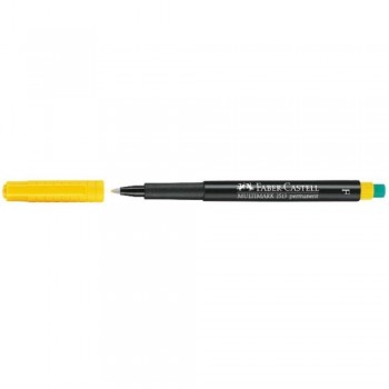ROTULADOR PERMANENTE MULTIMARK TRAZO F AMARILLO FABER CASTELL