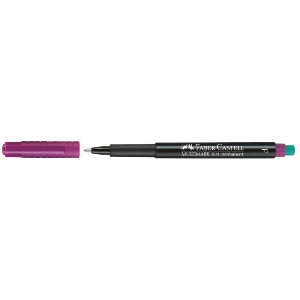 ROTULADOR PERMANENTE MULTIMARK TRAZO F VIOLETA FABER CASTELL