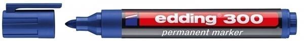 ROTULADOR PERMANENTE EDDING 300 AZUL PTA.CONICA 1,5-3MM