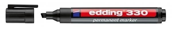 ROTULADOR PERMANENTE EDDING 330 NEGRO PTA.BISELADA 1-5MM