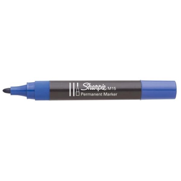 ROTULADOR PERMANENTE M15 AZUL PTA.CONICA 1,8MM SHARPIE