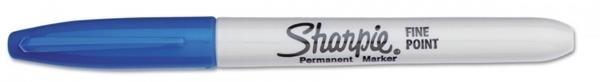 ROTULADOR PERMANENTE SHARPIE FINO 1MM AZUL PTACONICA