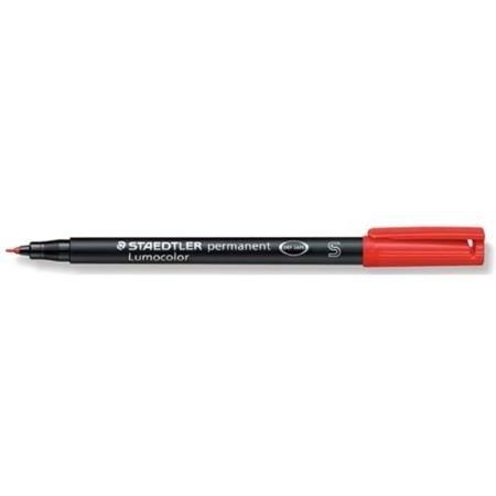 ROTULADOR PERMANENTE S 0,4MM ROJO LUMOCOLOR 313 STAEDTLER
