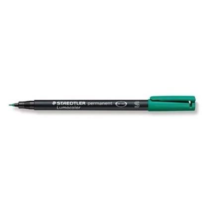 ROTULADOR PERMANENTE S 0,4MM VERDE LUMOCOLOR 313 STAEDTLER
