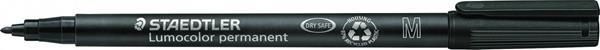 ROTULADOR PERMANENTE M 1MM NEGRO LUMOCOLOR 317 STAEDTLER