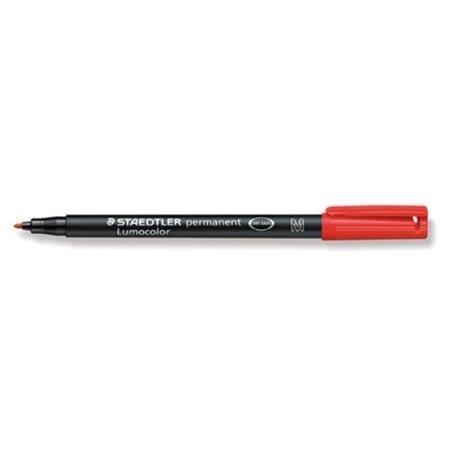 ROTULADOR PERMANENTE M 1MM ROJO LUMOCOLOR 317 STAEDTLER