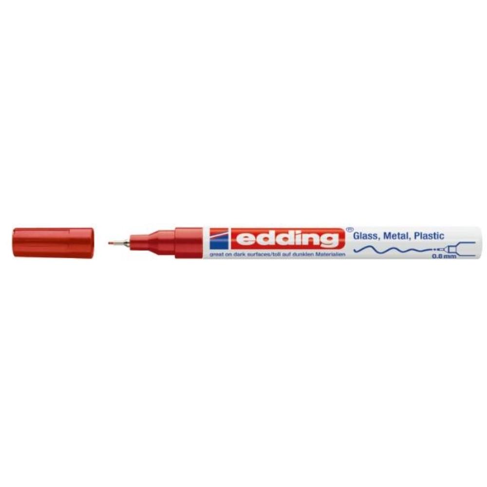 ROTULADOR EDDING 780 ROJO 0,8MM TINTA OPACA