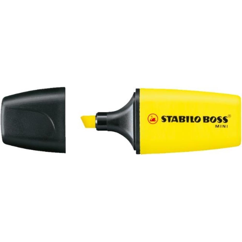 ROTULADOR FLUORESCENTE BOSS MINI AMARILLO STABILO
