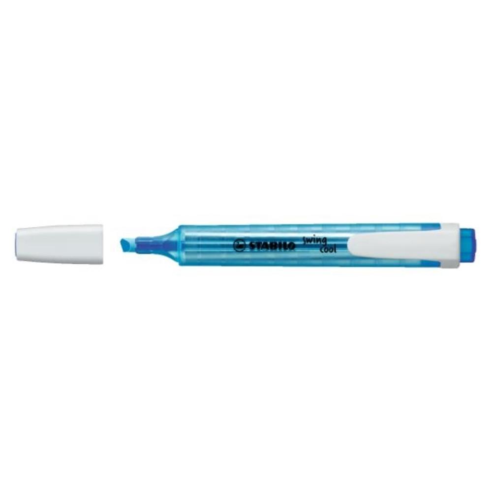 ROTULADOR FLUORESCENTE SWING COOL AZUL STABILO