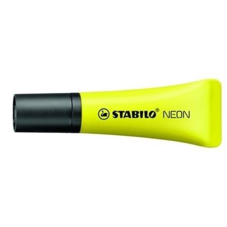 ROTULADOR FLUORESCENTE NEON AMARILLO STABILO