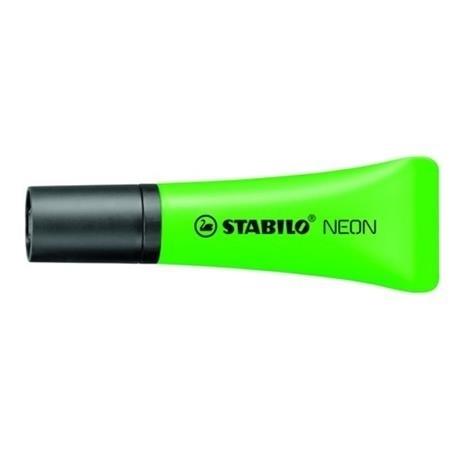 ROTULADOR FLUORESCENTE NEON VERDE STABILO