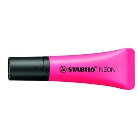 ROTULADOR FLUORESCENTE NEON ROSA STABILO