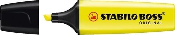 ROTULADOR FLUORESCENTE AMARILLO STABILO BOSS