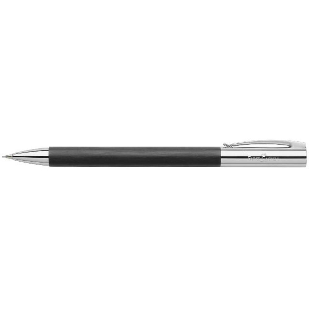PORTAMINAS 0,7MM AMBITION RESINA NEGRA FABER CASTELL