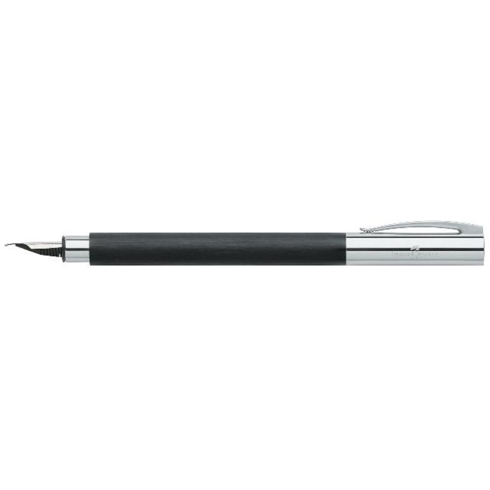 PLUMA AMBITION RESINA NEGRA TRAZO FINO FABER CASTELL