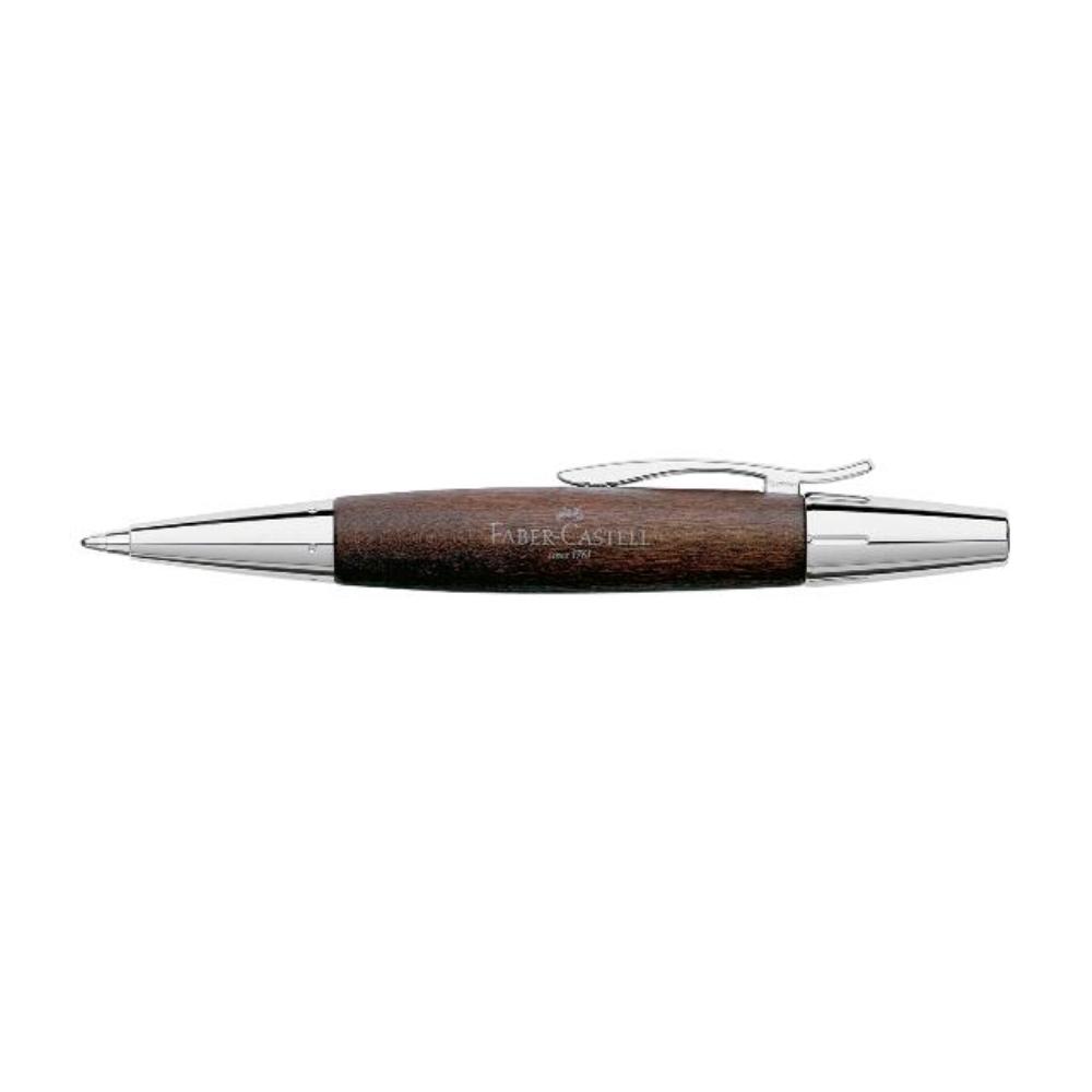 BOLIGRAFO E-MOTION MARRON OSCURO FABER CASTELL