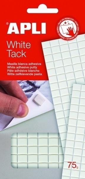 MASILLA ADHESIVA 75GR CUARTEADA BLANCA APLI