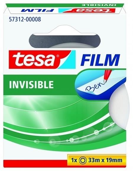 CINTA ADHESIVA INVISIBLE 33M X 19MM MANCHETA TESA