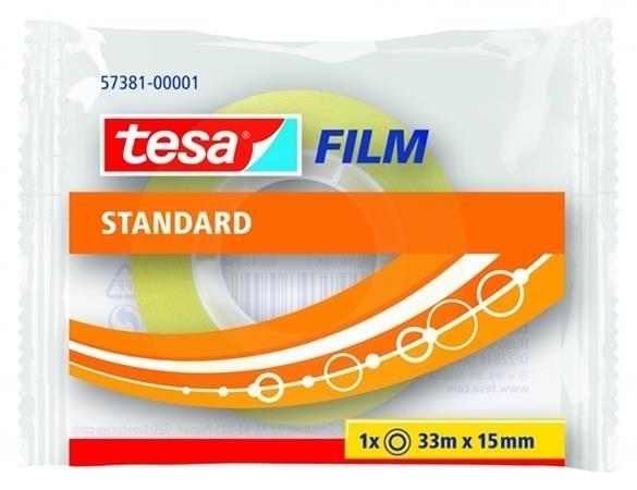 CINTA ADHESIVA ESTANDAR 33M X 15MM BOLSITA TESA