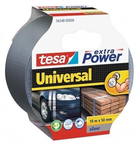 CINTA AMERICANA PLATA EXTRA POWER UNIVERSAL 10M X 50MM TESA