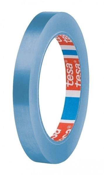 CINTA ADHESIVA PVC AZUL 66M X 12MM SELLADOR DE BOLSAS TESA
