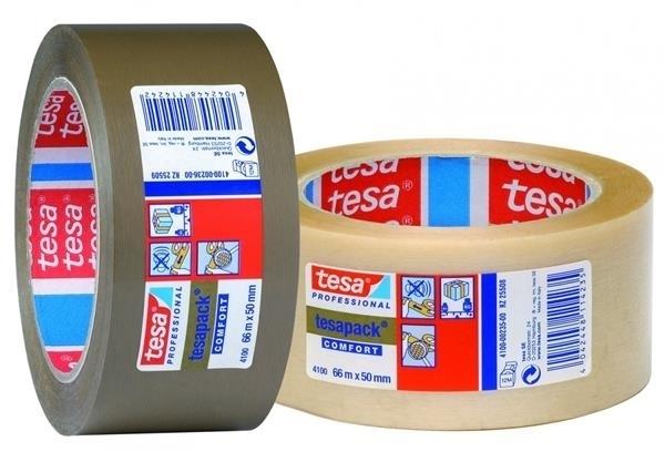 PRECINTO PVC 66M X 50MM MARRON TESA