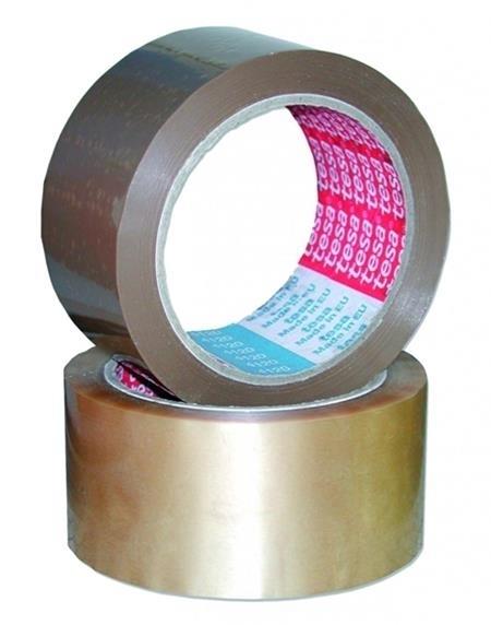 PRECINTO PVC EXTRA FUERTE 66M X 50MM MARRON TESA
