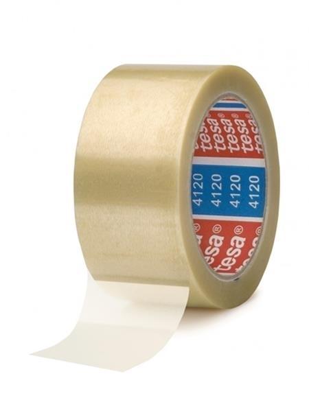 PRECINTO PVC EXTRA FUERTE 66M X 50MM TRANSPARENTE TESA