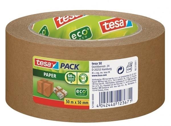 PRECINTO PAPEL ECOLOGICO 50M X 50MM TESA