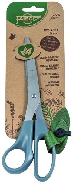 TIJERA 21 CM ACERO INOXIDABLE PARA ZURDOS FAIBO